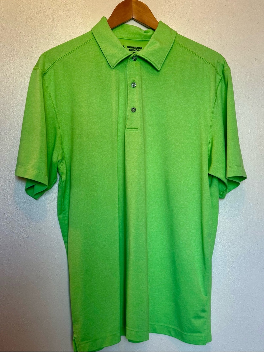 Bermuda Sands Men's Bright Green Performance Polo